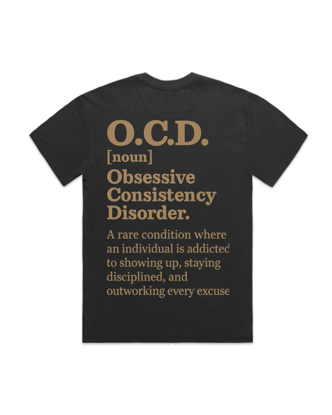 OCD – Obsessive Consistency Disorder Unisex Tee